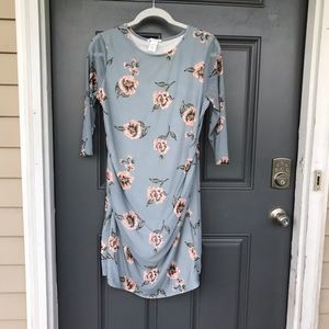 Floral Print Maternity Dress